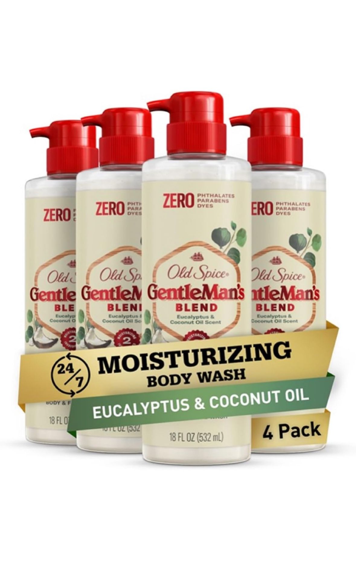 Old Spice Men's Body Wash Pack Of 4