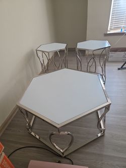 Living room table set