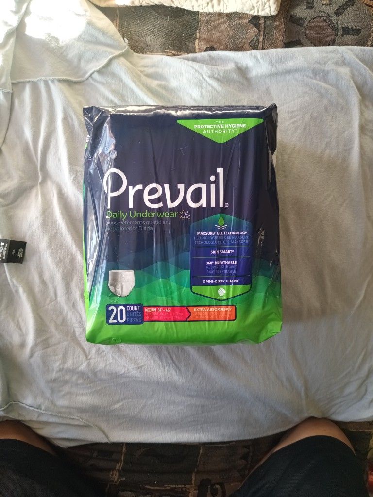 Adult Pull Ups Med 34"-46" 2 Packs $10