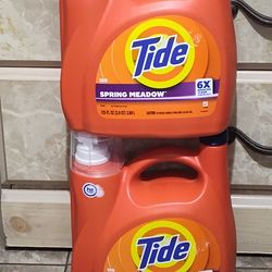 Detergente Tide líquido galones de 100 lavadas