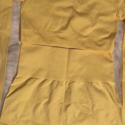 Yellow Shein Two Piece New Small 