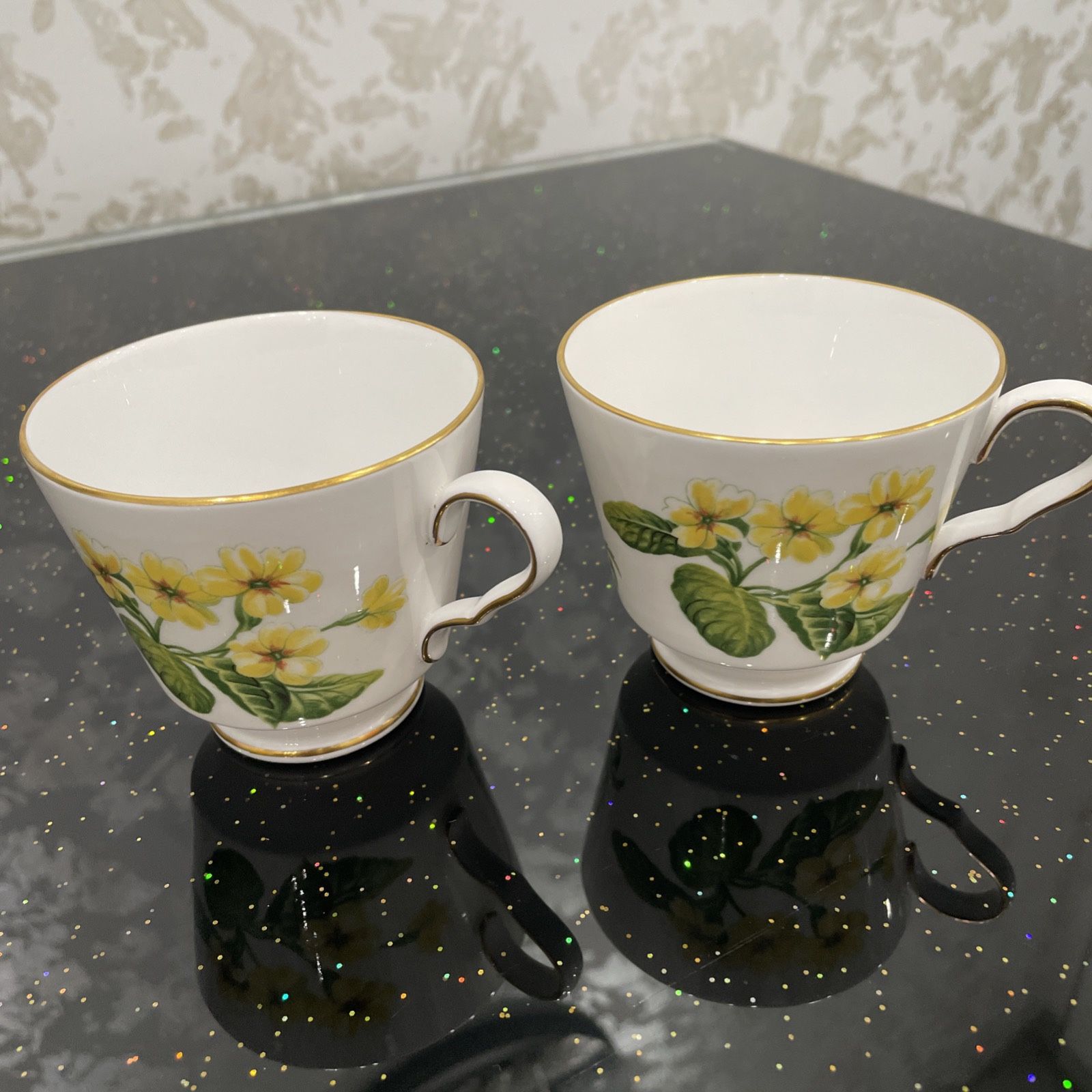 2 RARE! Spode Country Lane Fine Bone China Cups. England.