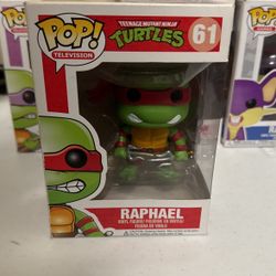 Teenage Mutant Ninja Turtles Raphael Funko Pop Damaged 