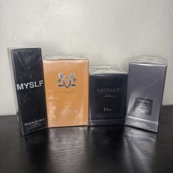 colognes – Dior Sauvage Elixir, Tom Ford Oud Wood, de Marly Althaïr, YSL MYSLF