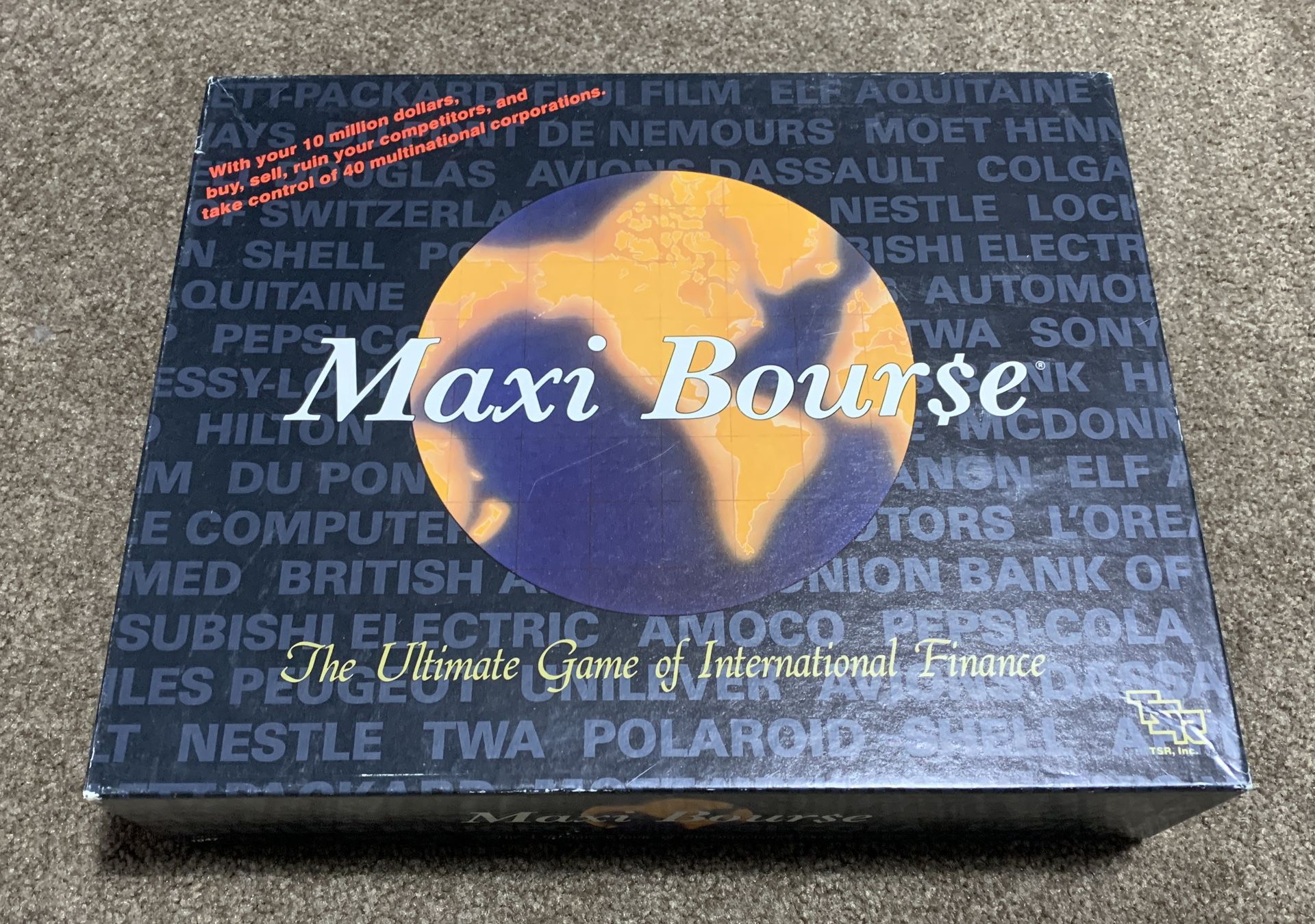 💵 Maxi Bourse Board Game (Vintage 1980s) The Ultimate Game of International Finance 💵 