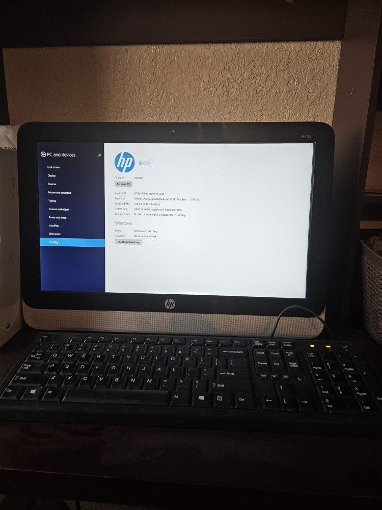 HP All In One Desktop