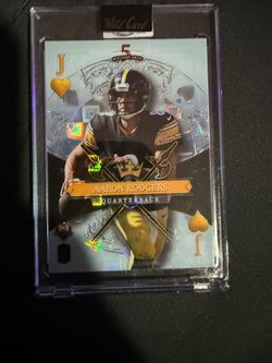2026 Wild Card 5 Card Draw Stacked Deck Aaron Rodgers / Dan Marino Back 2 Back 1/1