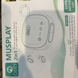 MUSPLAY 2in1" portable speaker and wireless earbuds from ONES