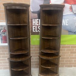 Set of 2 Corners Bookshelves