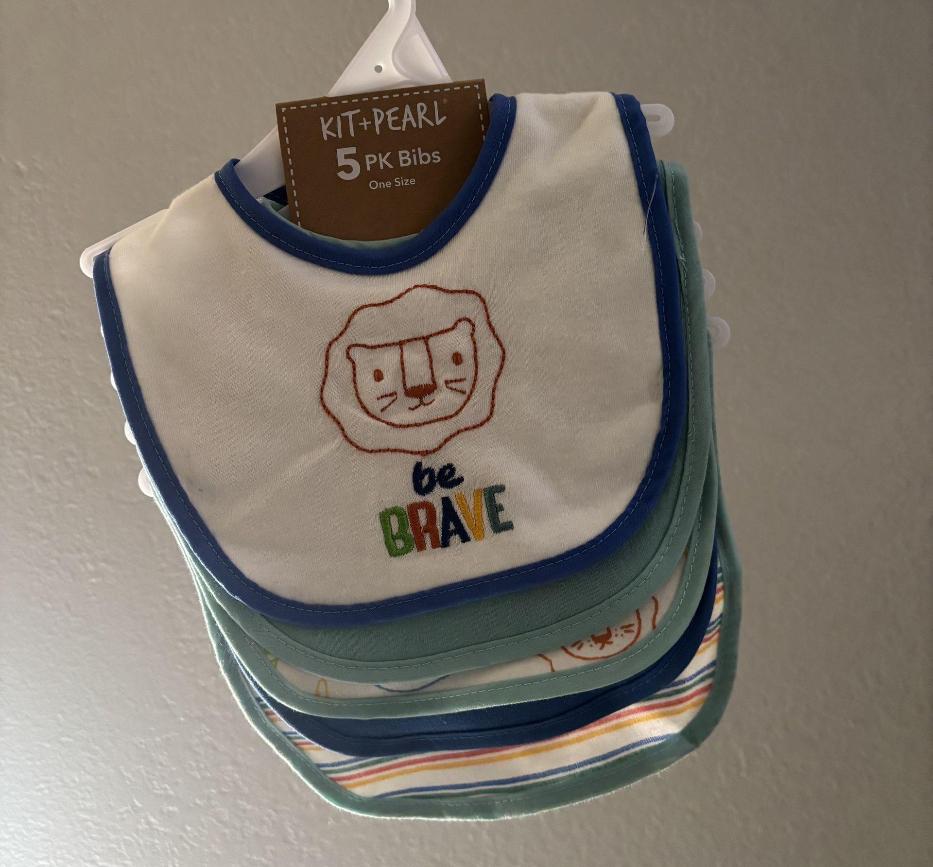 Kit + Pearl 5 Pk Bibs