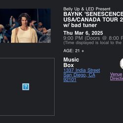 Baynk 1 Ticket