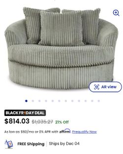 Large Gray Ashley Furniture Couch