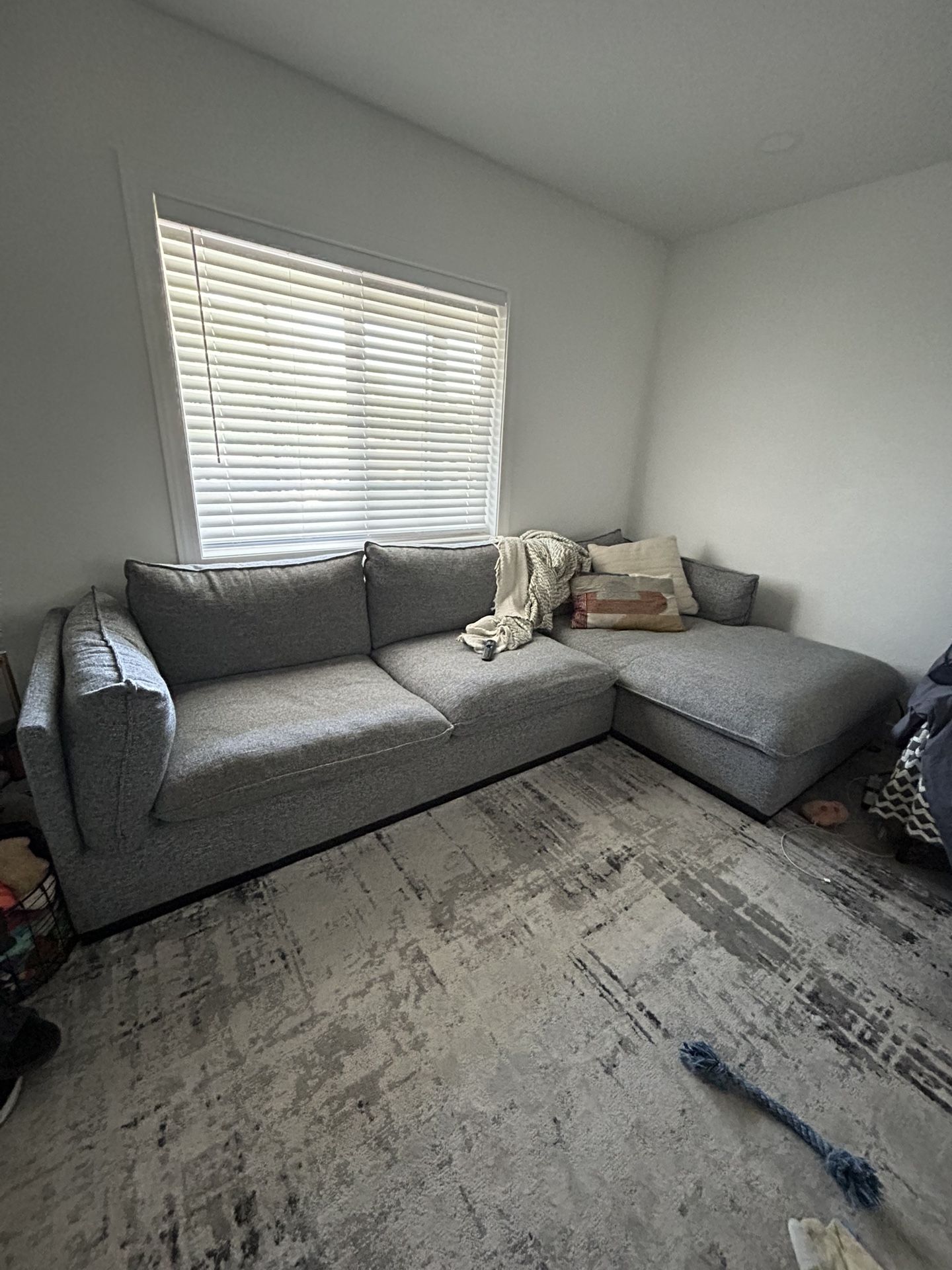 Sectional Couch Sofa With Chaise Memory Foam From Bobs Furniture