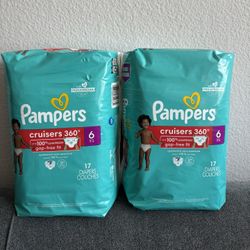 Pampers Cruisers 360 Size 6 (34 Total)