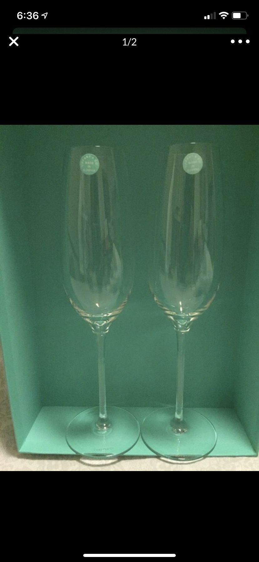 Tiffany & Co. Champagne Flutes