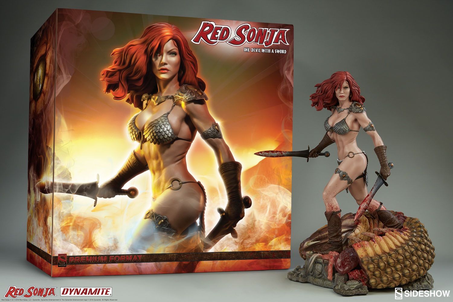 Sideshow Red Sonja She-Devil with a Sword Premium Format Statue EX