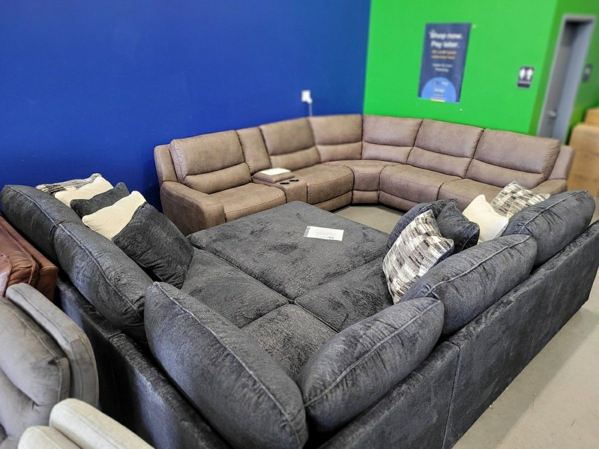 Clearance priced Sectionals, Sofas, Loveseats! All in stock TODAY