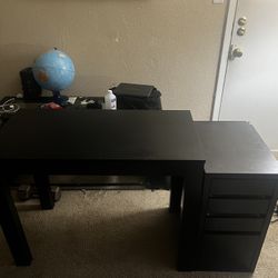Office Desk With Monitor Stand 
