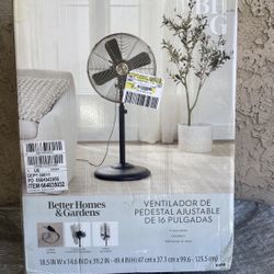 Better Homes & Gardens New 3 Speed 16 inch Vintage Metal