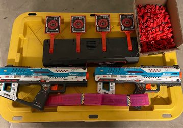 Zuru X-Shot Pro Fury-X Battle Blaster, 2 Pack Used