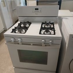 Whirlpool White Gas Stove 