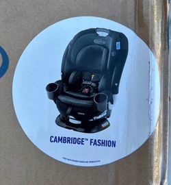 New Graco Turn2Me 3-in-1 Convertible Car Seat, Rotating Seat feature, w Rear-Facing, Cambridge Fashion