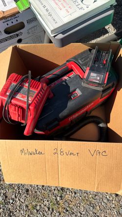 Milwaukee 28 volt wet,/dry vacuum system