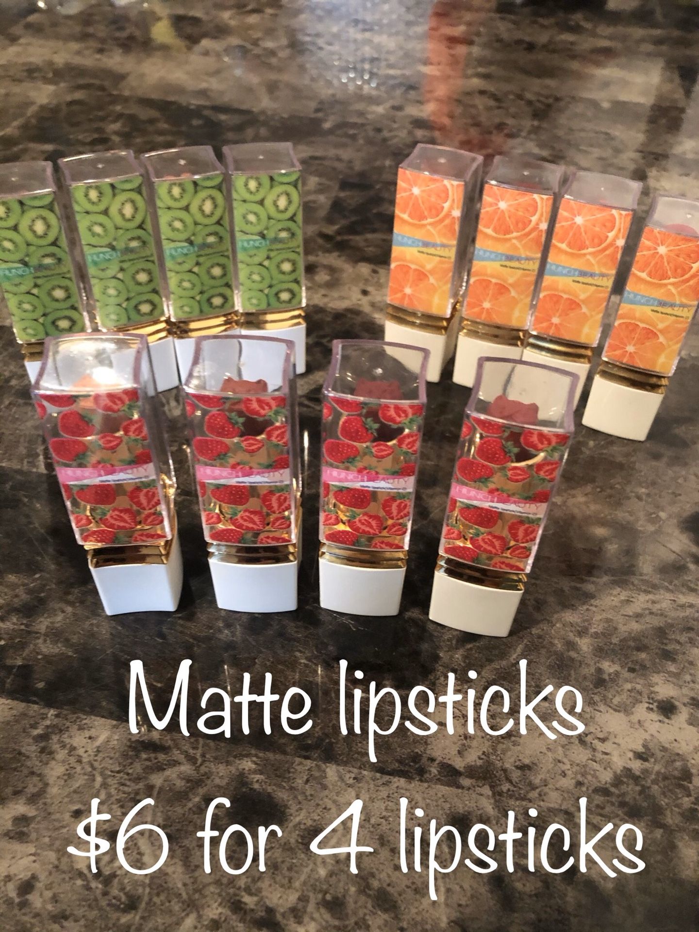 Matte lipsticks