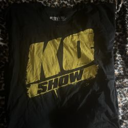 WWE Kevin Owens KO Show Fight Everyone Yellow and Black Mens T-shirt 4XL