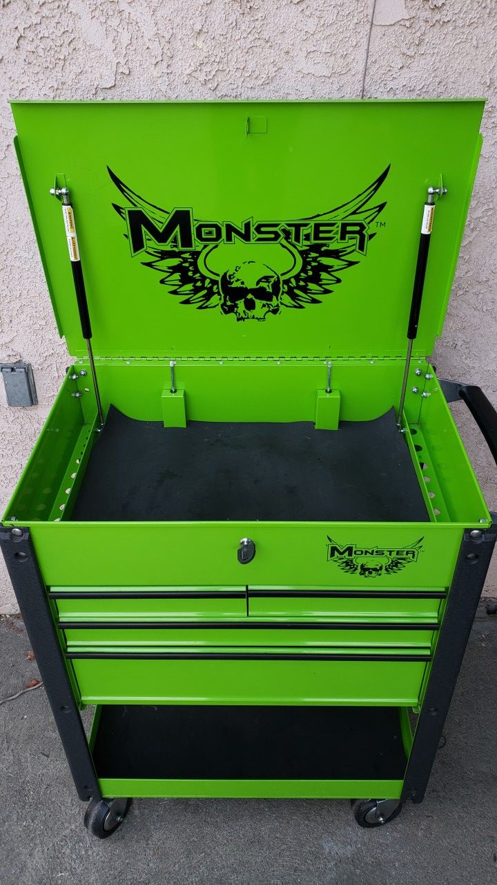 Monster roll cart tool cheap box