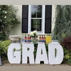 GRAD Graduation Foam Letters for SALE