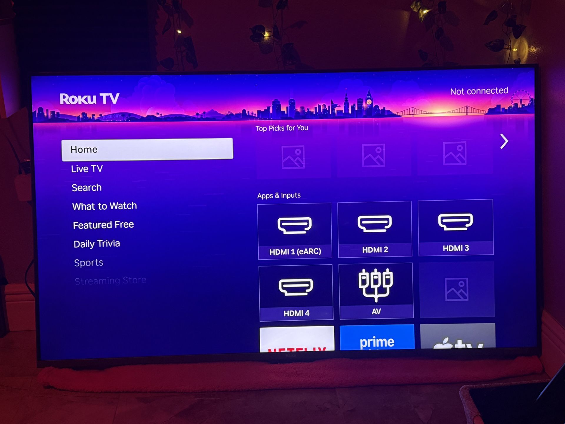 ROKU - 55” Class Plus QLED 4K Smart TV (With controller) | Description