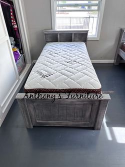 New Twin Bed With  Mattress