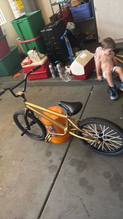 Bmx bike no brake flat front tire