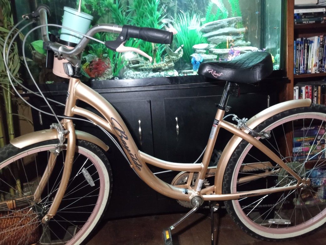 rose gold womens bicycle 26