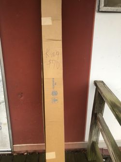 New king bedframe in box heavy with big rollers
