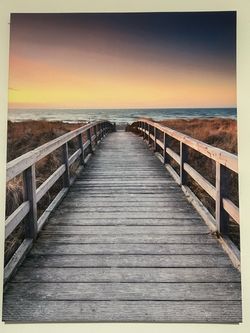 Large Coastal Wall Art – 39” × 29” – $15 Each