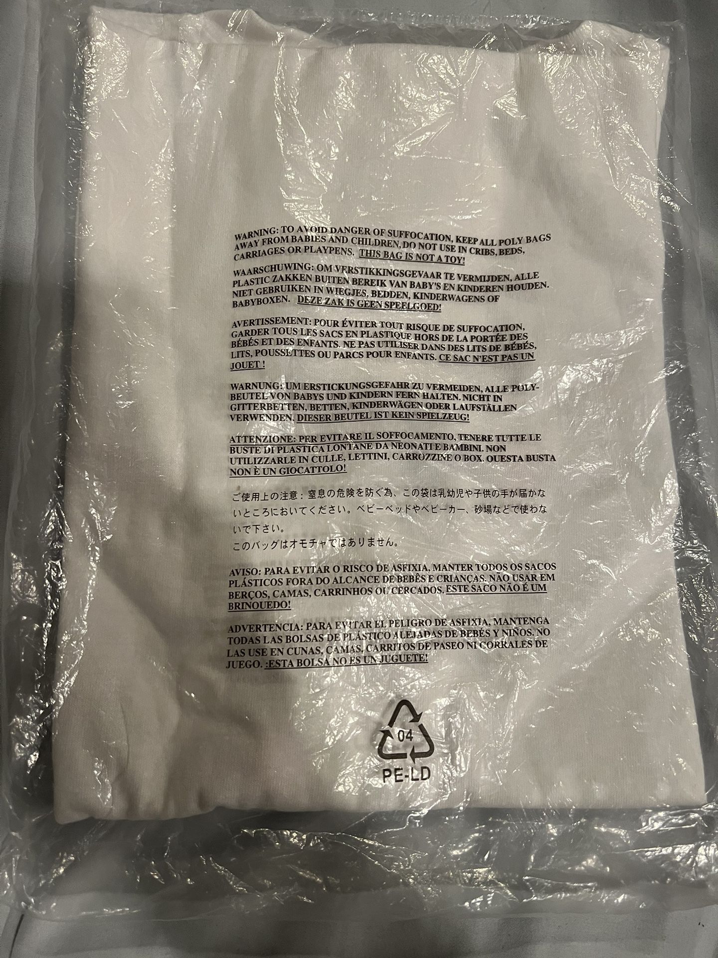 Authentic Brand New White Anti Social Social Club t shirt large