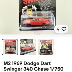 M2 1969 Dodge Dart Swinger 340 Chase 1/750
