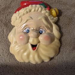 Last Chance Selling As Is May Or May Not Vintage Motion Activated Santa Face Plays Multiple Christmas Songs 