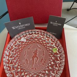 Waterford, Crystal vintage 8 inch place plate 1994