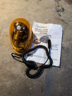 Truck-Lite Amber 12V Rotating Beacon Light