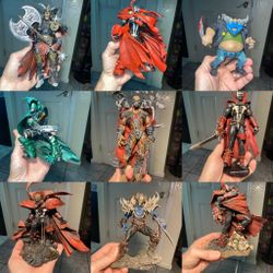 These Spawn figures & more just in. Pick up in the Mecha-Market section at Mantiques in Fremont, Niles.  Priced individually to sell.  Feel free to st