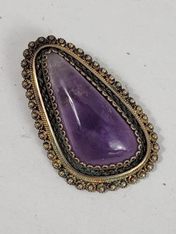 Israeli sterling silver pendant/brooch