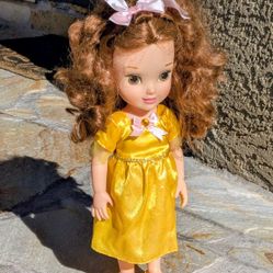 Disney Collection Beauty and the Beast Belle 16" Princess Dress Doll Toy GUC
