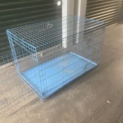Dog Cage 29” X 32” X 49” $30 Firm