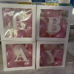 Baby Boxes With Letters 