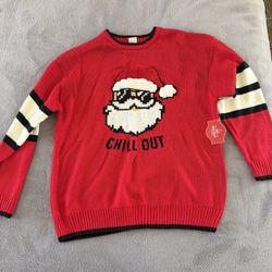 New!! Never Used Santa Sweater Boys XXL 