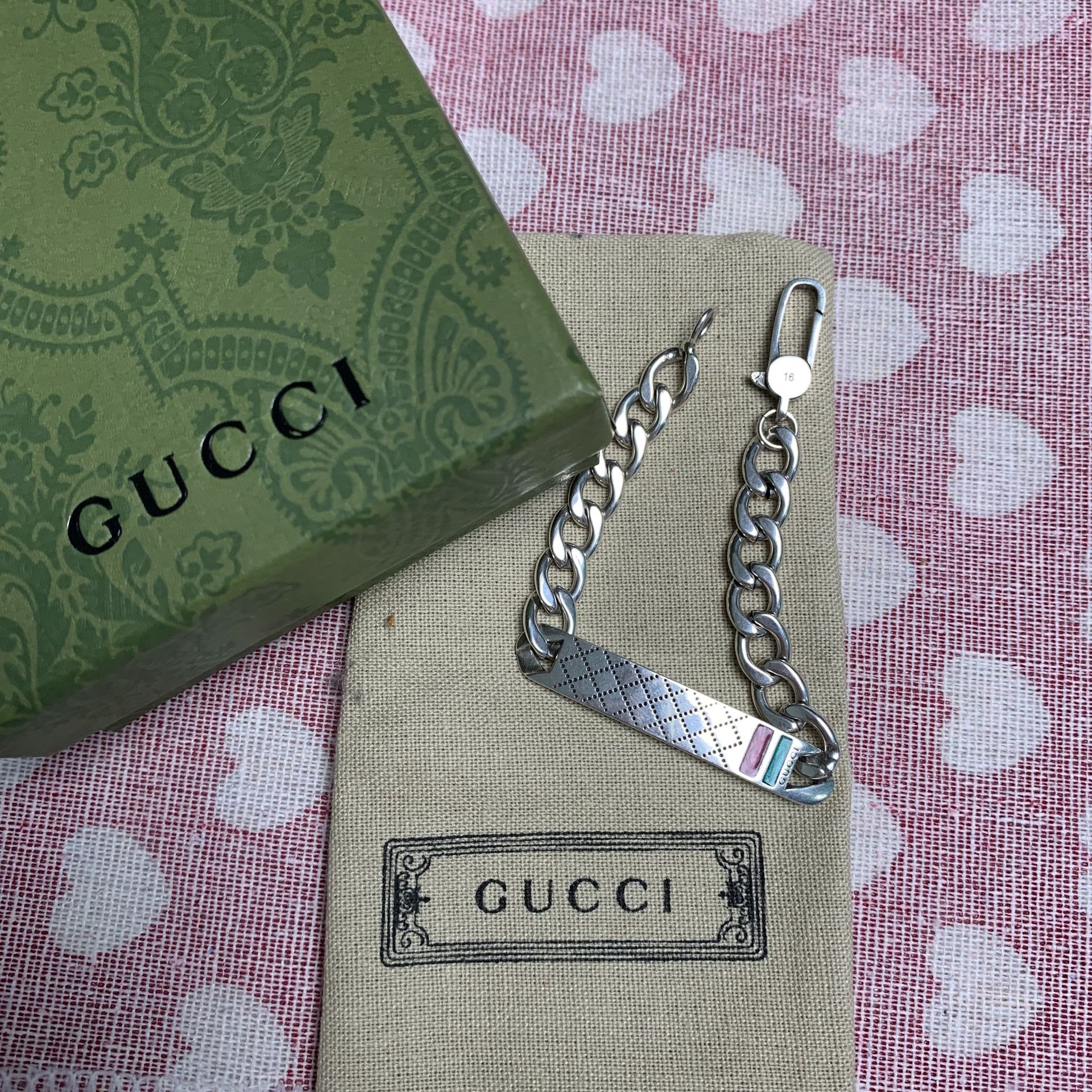 Gucci 925 silver bracelet
