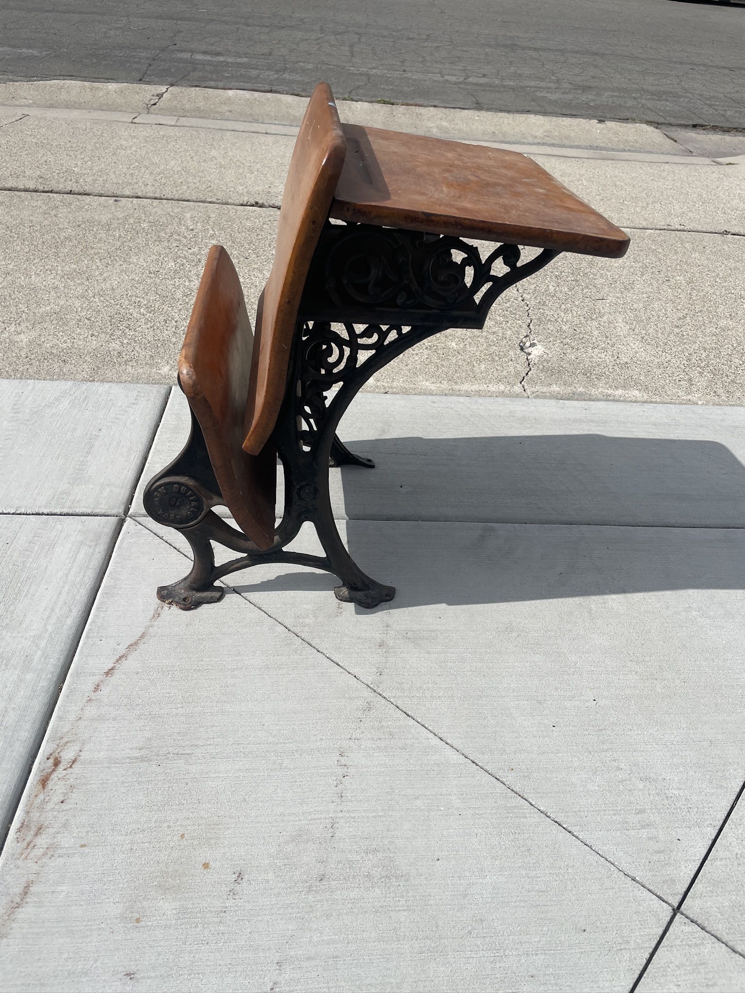 Vintage child school desk